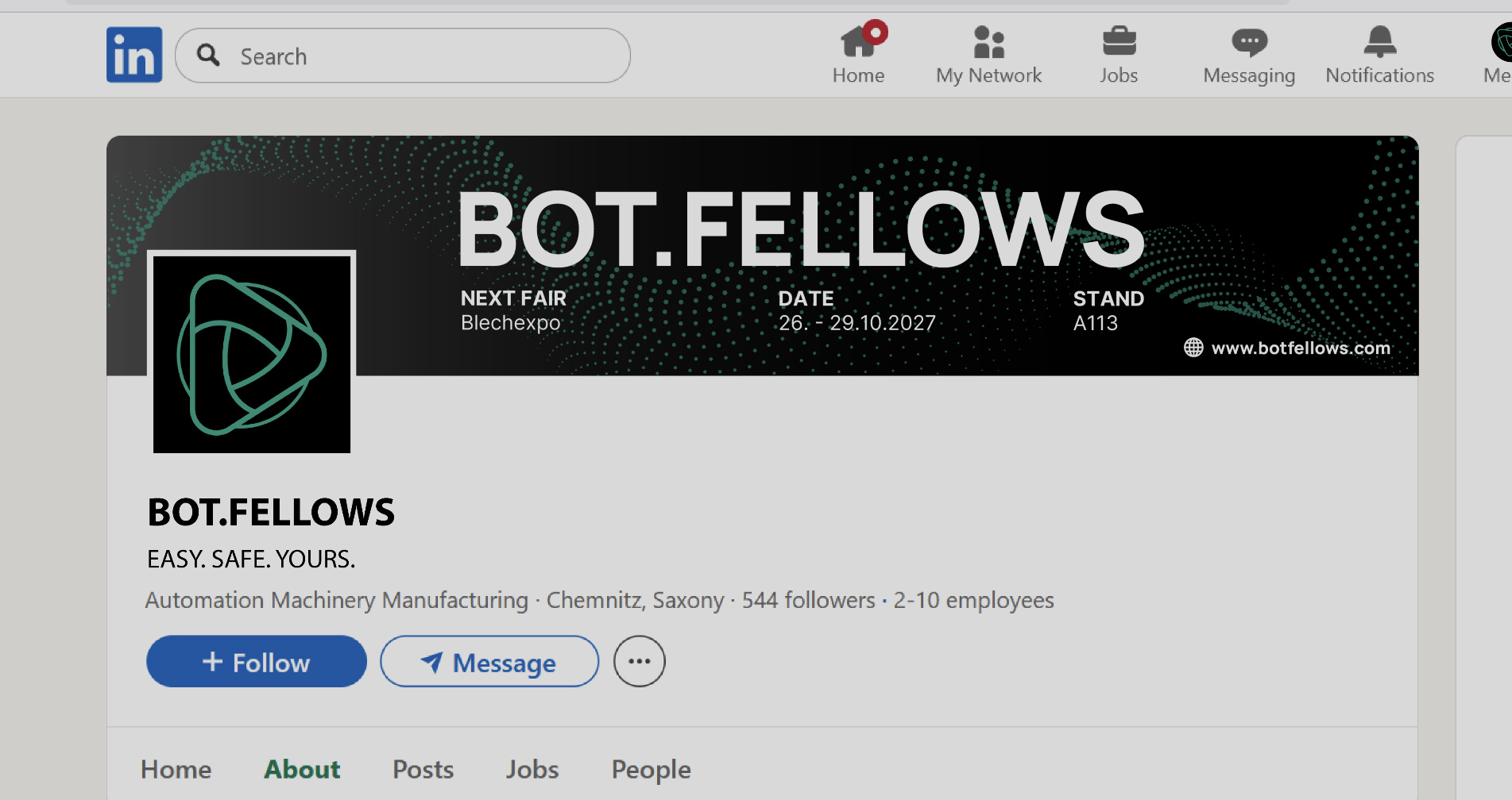 Botfellows LinkedIn-Kanal