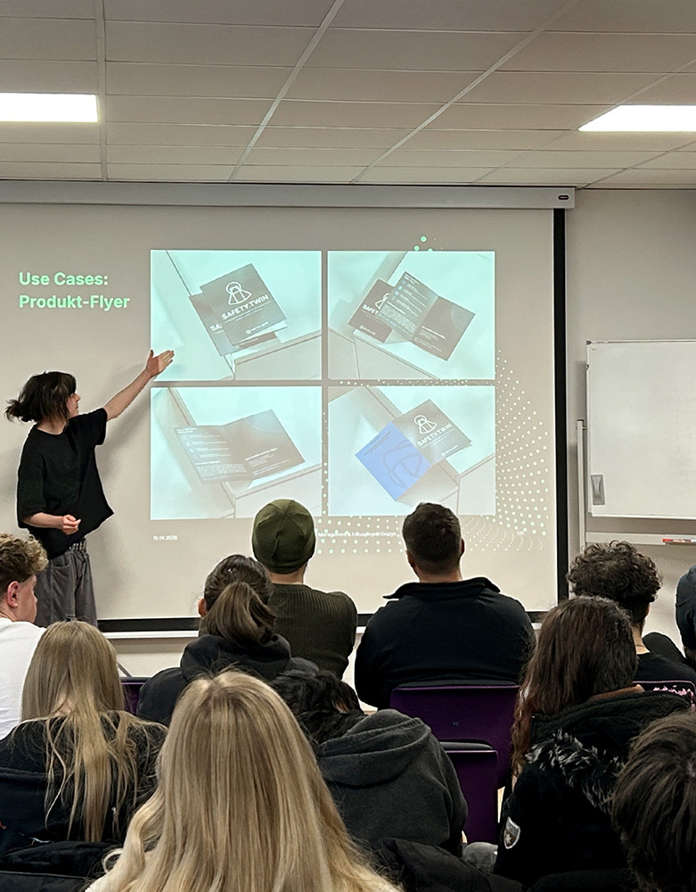 Kundenpräsentation der Marketingmaterialien